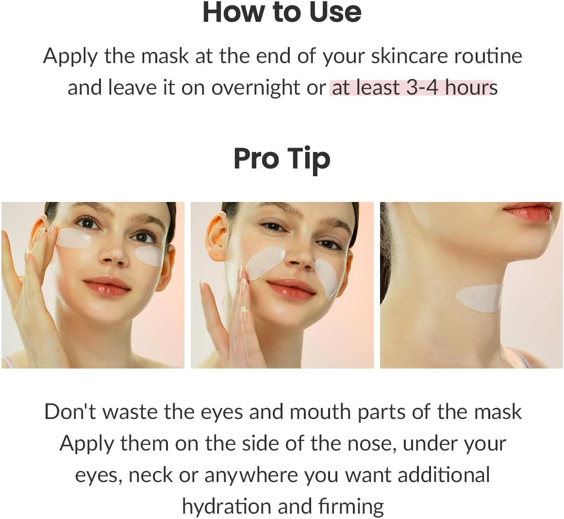 Biodance Bio-Collagen Real Deep Mask Pack de 4 - Masques visage, masque visage, masque visage femme, masque visage, resserrement des pores, traitement des rides